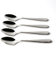 Grunwerg Windsor Carded Espresso Spoons, Stainless Steel, Mirror, 10 x 2 x 1 cm
