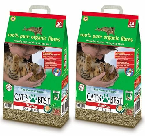 Cat's Best 2 x 30 l Okoplus klumpendes Katzenstreu Multibuy