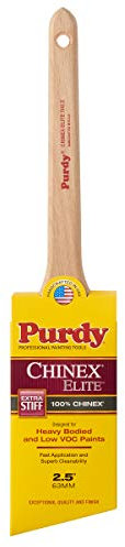 2-1/2 Purdy 144580925 Chinex Elite Dale Paint Brush, Angle Sash, Rattail
