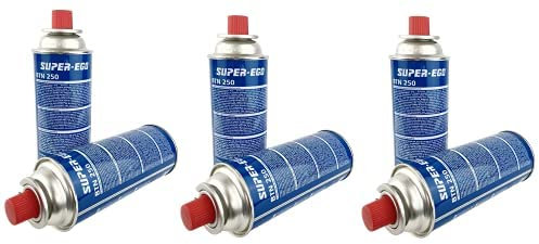 Bombona Gas de 227Gr Pack X 6 Cartuchos Butsir b-250