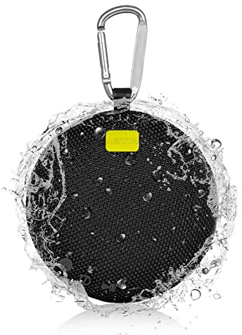 LEICKE Bluetooth Lautsprecher DJ Roxxx | IPX7 Wasserdicht Tragbar Outdoor Lautsprecher | Kabellose Musikbox mit MaxSound Bass| Kompatibel mit Siri und Google Assistant