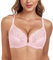 Lemorosy - Women's Lace Full Cup Bra with Front Closure Plus Size Beautiful Back, pink, 38G