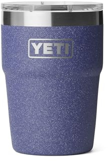 YETI Rambler 16 oz Stackable Tumbler, Vacuum Insulated, Stainless Steel with MagSlider Lid, Moon Dust