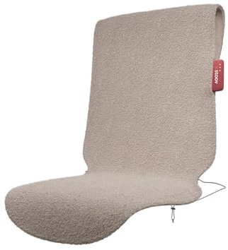 STOOV Big Hug XL - Chauffage de siège - Sans fil - Technologie de chauffage infrarouge - Pro batterie avec jusqu'à 5 heures chaleur sans fil - 47x135 cm - Woolly - Soft Beige