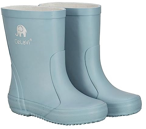 Celavi Basic Wellies Solid, Stivali da Pioggia, Blu Fumo, 25 EU