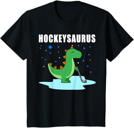 Hockey su ghiaccio - Hockysaurus - Dinosaur Maglietta