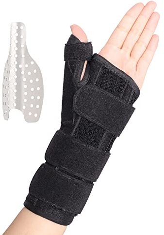 joingood Tutore polso pollice per Tenosinovite di De Quervain, sindrome del tunnel carpale, tendinite, artrite,slogature tutore da polso con stecca per pollice per uomini e donne