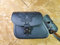 ORLETANOS Schwingentasche Dyna Skull Blackline kompatibel mit Harley Davidson Dyna Street Bob Fat Bob Low Rider Sporty Tasche Schwinge Koffer Sportster Reisetasche