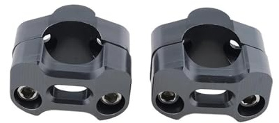 Torretas Manillar para Tuareg 660 2021 2022 2023 22mm 28mm Manillar Elevador Barra Montaje Manija Abrazadera Elevador Manillar Moto(Black.)