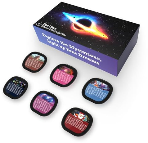 Set of 6 Replaceable Galaxy Projector Discs– for Samosvit Home Planetarium Galaxy Projector with Meteor Effect – Projection disc Set (Thematic Nebulas 1/6) Galaxy Disc