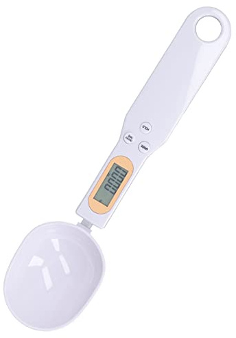 Naroote Báscula de Cuchara Digital, Báscula de Cuchara Medidora Precisa para Cocina, Hornear, Harina de café, Capacidad de 500g y 0,1g