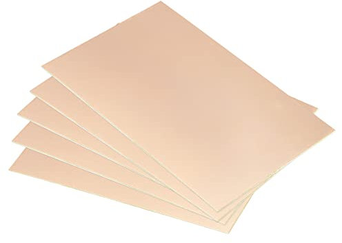 PATIKIL 10Pack FR4 Einseitig Kupferplattiert PCB Laminat Leiterplatte 150x100x1.2mm