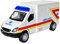 ECO DIENSTWAGEN mit Licht Sound Rückzug 1:38 Bus 12,6cm Modellauto Modell Auto Spielzeugauto Spielzeug Geschenk 05 (Ambulance-Weiss)
