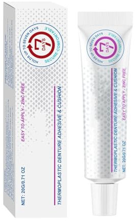 Kit di ribasatura in silicone per protesi Furzero, Adesivo termoplastico per protesi Seurico, Set di ribasatura in silicone per protesi,Cuscino adesivo per protesi, Adesivo per dentiere (1pcs)