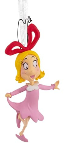 Hallmark Dr. Seuss's How The Grinch Stole Christmas! Cindy-Lou Who Christmas Ornament, Christmas Movie Gifts