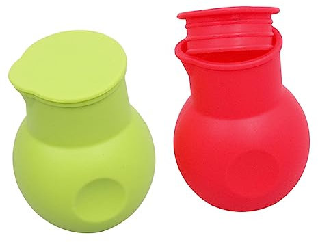 MAGICLULU 2 Piezas Olla Para Hornear Moldes Para Muffins Sartenes Fabricante Derretir Mantequilla De Microondas Crisol De Doble Caldera Macarrón Calentadores De Mantequilla Gofreras Estera