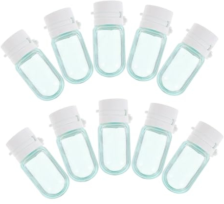 FRCOLOR 10 Piezas Aceite Cabello Bálsamo Capilar Minibotellas de Aceite Perfumado para Cabello Rizado Rizado Uso Casa y Salón