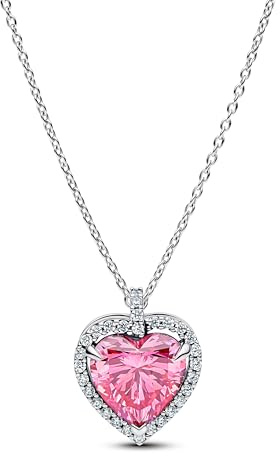 PANDORA Timeless 394414C01-45 rosa Herz Halskette