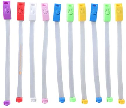Elnwnnkc 10 braccialetti luminosi a LED Accessorio Braccialetti LED portatili Braccialetti unici Aggiungi scintillii alle feste e altri oggetti luminosi da festival