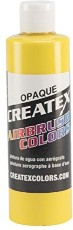Createx Colors Paint for Airbrush, 8 oz, Opaque Yellow