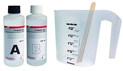 Cellpack 2-Komponenten-Gel Power Gel #335121, 1000 ml, Silikonbasis, Kabelharz, Schutzklasse IP68, 4010311164786