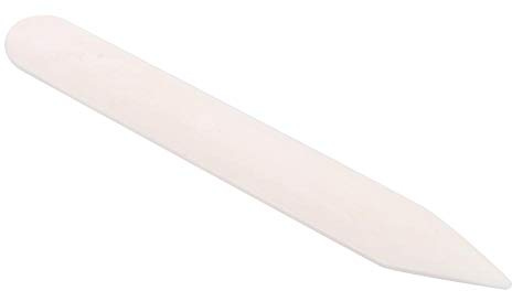 6 Inch Natural Bone Folder, DIY Craft Paper Creaser Scorer Marker, Smooth Wrinkles, Widely Used for Leather Craft