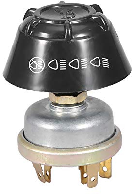 12V Interruttore a pressione del clacson Interruttore della luce a levetta impermeabile Interruttore del clacson Pulsante in metallo per trattore Massey Ferguson-commodo feux