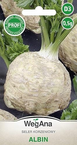 WegAna Albin Semi di sedano rapa 0,5 g Semi, Semi di ortaggi robusti, Semi di ortaggi, Coltivazione di semi