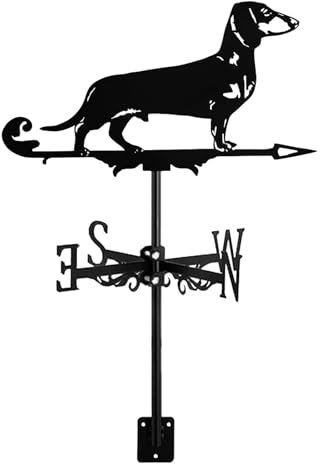 Cosmin Wetterfahne aus Metall mit Tiermotiven, Dachwetterfahne, Gartendekoration für den Außenbereich, Bauernhof