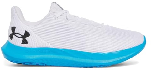 Under Armour Men's Charged Speed Swift Sneaker, (108) White/Electric Blue/Black, 10 UK