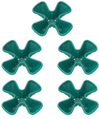 Generisch 5 Säulentopf Set Pflanzturm, Stapelbare Pflanztöpfe Auf Kräutertopf Kräuterturm Kartoffelturm Pflanzsäule Blumentopf, Pflanzkübel Kräuter Kübel, Vertikaler Garten Outdoor