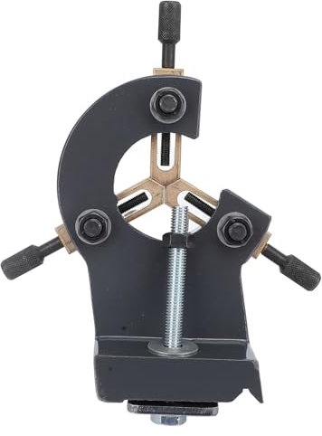 YUKOFE Mini torno estable, 3 puntos, reducción de vibración, estabilidad mejorada, compatible con 7x12, 7x14, CJ0618A, ideal para torneado de madera y aficionados