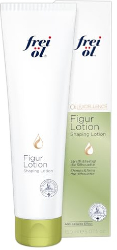 frei öl FigurLotion 150 ml | Straffende Körperlotion mit Anti-Cellulite-Effekt | Glättet & festigt die Haut mit Klatschmohnsamenextrakt & roter Makroalge | Reduziert Cellulite an Bauch, Beine & Po