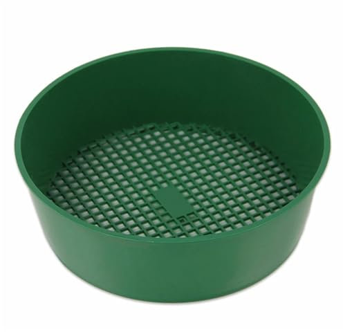 XFYESL Siembra Esparcidor Malla filtrante de plástico para tamiz de Suelo, para tamizar Piedras, filtrar, Herramientas para viveros, Flores y Jardines domésticos Multifuncionales Plantador