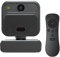 VIZOLINK W12S Webcam 4K 30FPS avec Deux Micro, Télécommande, Mise au Point Fixe, 4X Zoom, Grand Angle 85 °, Correction Lumière, Plug & Play, UHD Camera PC pour Linux, Windows 11, Mac OS, Youtube, Zoom