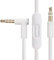 ALUNME Replacement Audio Cable Cord Wire,Compatible with Beats Headphones Studio Solo Pro Detox Mixr Executive Pill with in Line Mic and Control (White)