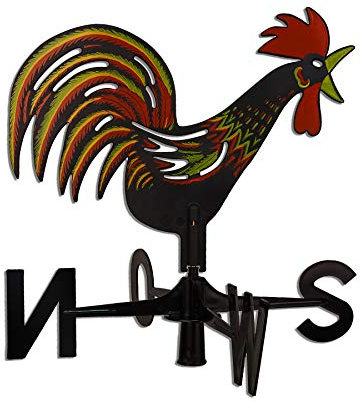 Siena Garden 561088 Wetterhahn aus Kunststoff bunt bedruckt