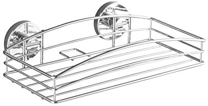 WENKO Vacuum-Loc Wandablage, Befestigen ohne Bohren Vacuum-Loc