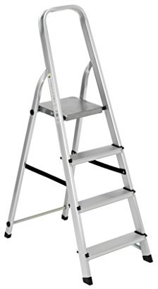 Linea Garden Friend S1405104, Echelle Aluminium Everest, 4 Marches