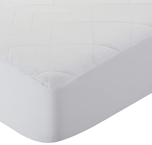 PIKOLIN - Coprimaterasso Matrimoniale Ipoallergenico in Cotone 100% | Traspirante e Confortevole | Tripla Barriera contro Acari e Batteri | Faldone Elastico 32 cm per un Riposo Ottimale | 160x196 cm