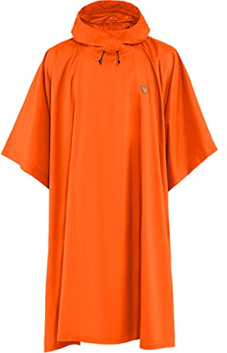 Fjallraven Poncho Sport Jacket, Unisex adulto, Safety Orange, 1 Size