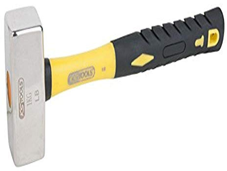 KS Tools 964.2003 EDELSTAHL Fäustel mit Fiberglasstiel, 1350g