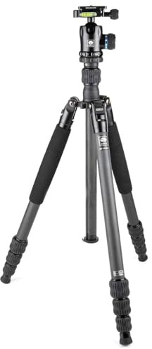 SIRUI AM-1204K Lightweight Carbon Fiber Tripod with K-10X Ball Head with Case - Convertible to Monopod