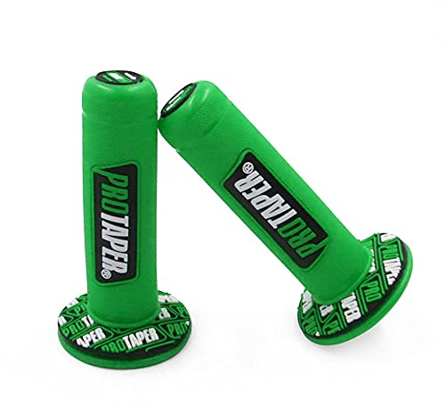 7/8 Pouces poignée de Guidon de Moto Gel poignée de Frein en Caoutchouc pour crf exc YZF protaper Pro Taper Motorcross Dirt Pit Bike_Green