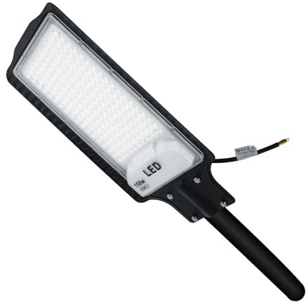 CREATESTAR LED Strada Lampada 150W, 6500K Lampada da Strada, Luce di Sicurezza Impermeabile IP66 per Giardino Cortile Garage