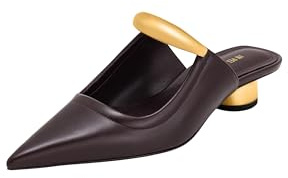 JW PEI Helena Mules Traforati da Donna - Rosso Bordeaux