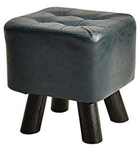 Generisch Fußbank Holzbank 40x33x47cm Sitzhocker Sitztruhe Sitzwürfel Aufbewahrungsbox Truhen Beinschaukel Fußstütze Hocker Sitzgelegenheit Fußbank
