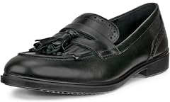 ECCO Women's Dress Classic 15 Tassel Loafer, Sea Tangle Patent, 5-5.5