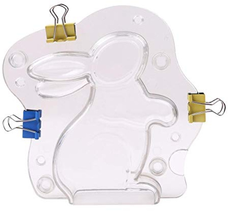 Fyearfly 3D-Osterhasen-Form, antihaftbeschichtet, für Schokolade, Süßigkeiten, Kuchen, Gelee, Backwerkzeuge für DIY-Osterdekoration