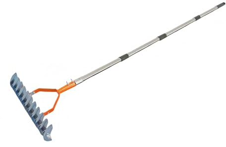 Diseño Desmontable De Rastrillos Patio Múltiples Terreno Para Hojas Caídas Espacios Apretados Herramienta Jardinería Agarre Ergonómico Herramienta Jardinería Plegable